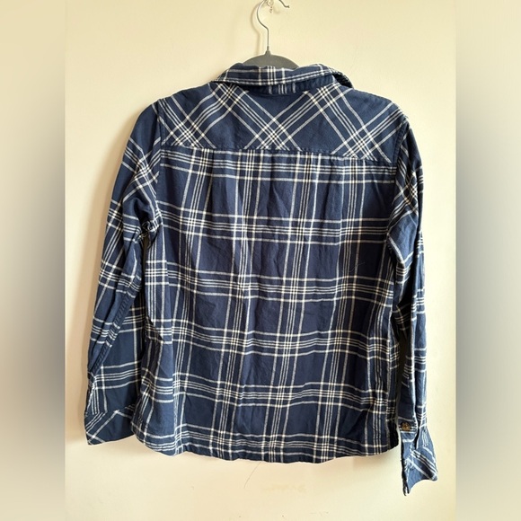 Frank. by Frank And Oak 100 % Organic Cotton Blue Plaid Button-down Shirt Med - Picture 3 of 8